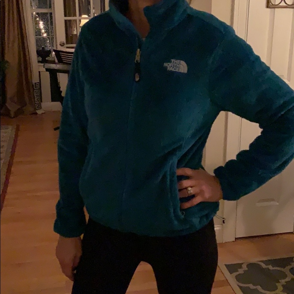 Teal fleece jacket